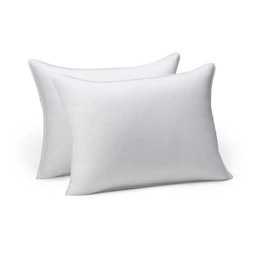 Amazon Basics Down Alternative Pillow, Soft Density (2-pack, 26" x 20")