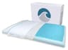 Bluewave Bedding Extra Slim Max Cool CarbonBlue Gel Memory Foam Pillow (1.75")