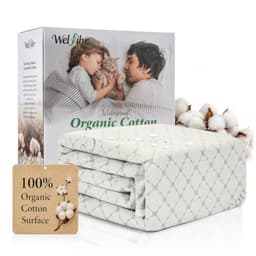 Welfibr Organic Cotton Surface Waterproof Mattress Protector (Queen)