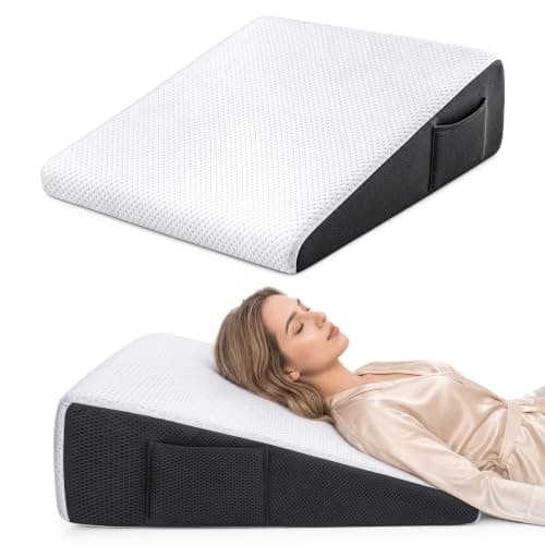 Utopia Bedding Wedge Pillow for Headboard (24" x 24" x 7")