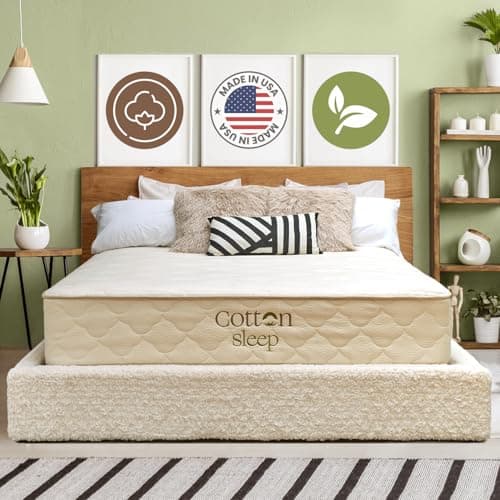 Cotton Sleep 11" Organic Cotton & Latex Hybrid