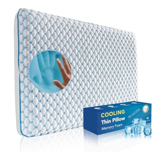 Iwacool Thin Gel Memory Foam Pillow (2.25")